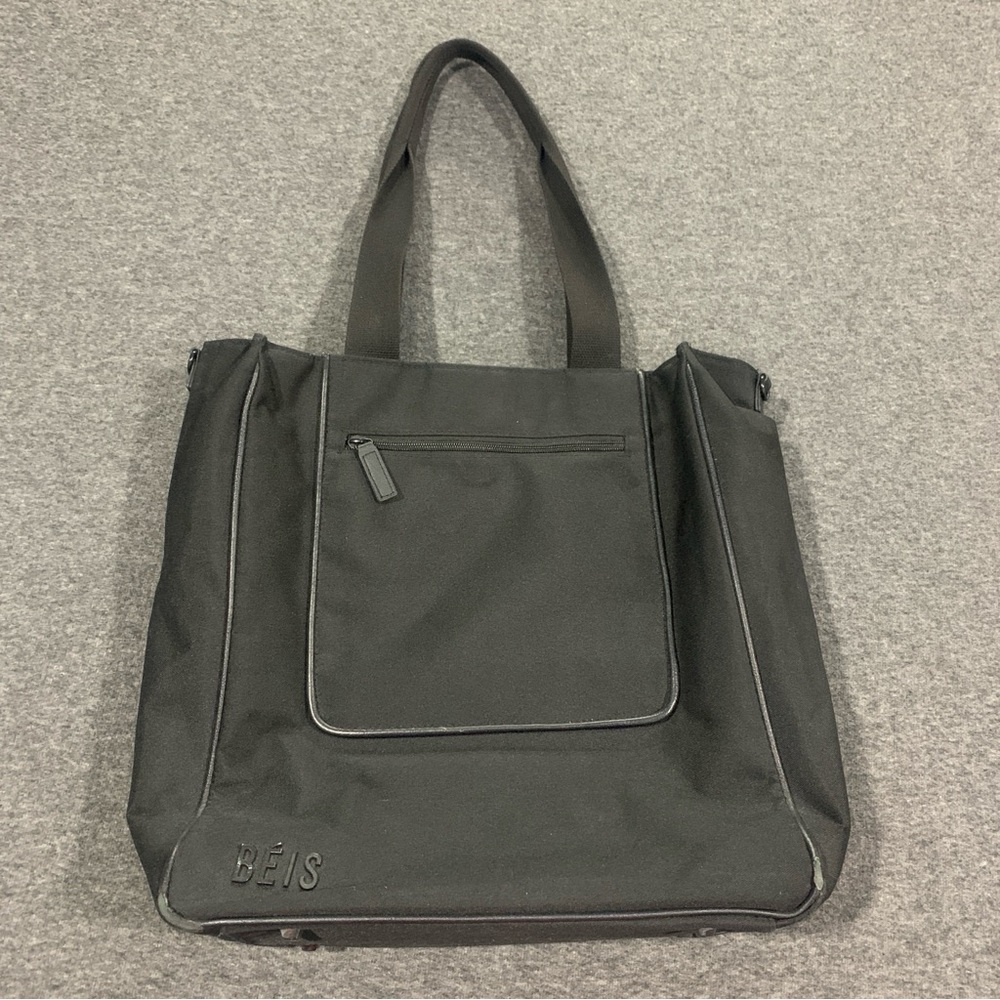 BEIS The North To South Tote Bag in Black - NO SHOULDER STRAP INCLUDED